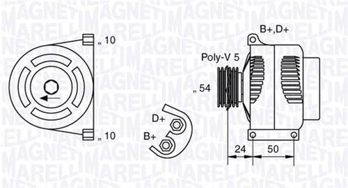 Generatore alternatore magneti - generatore,
